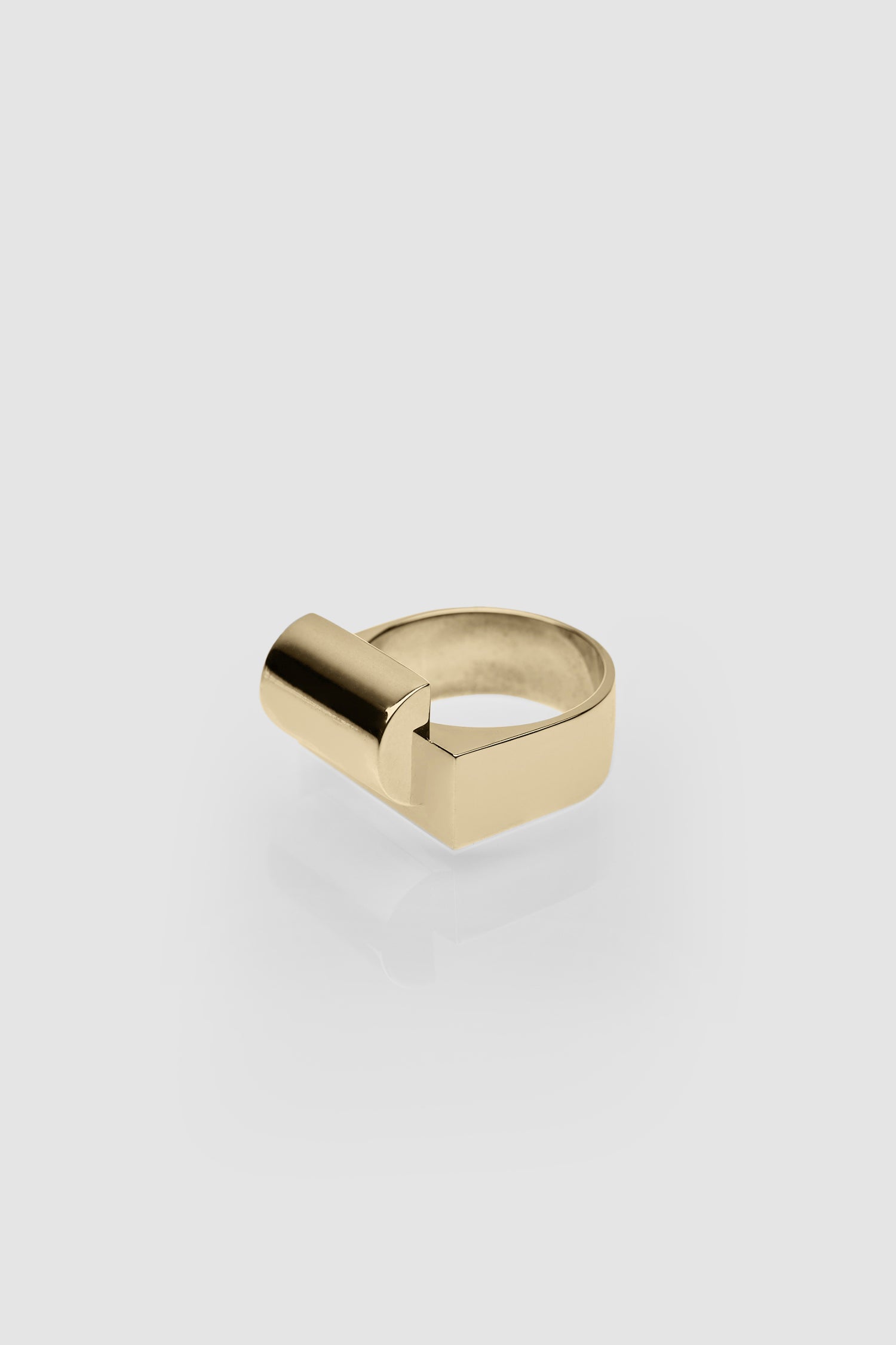 Bague Rietveld - Plaqué or