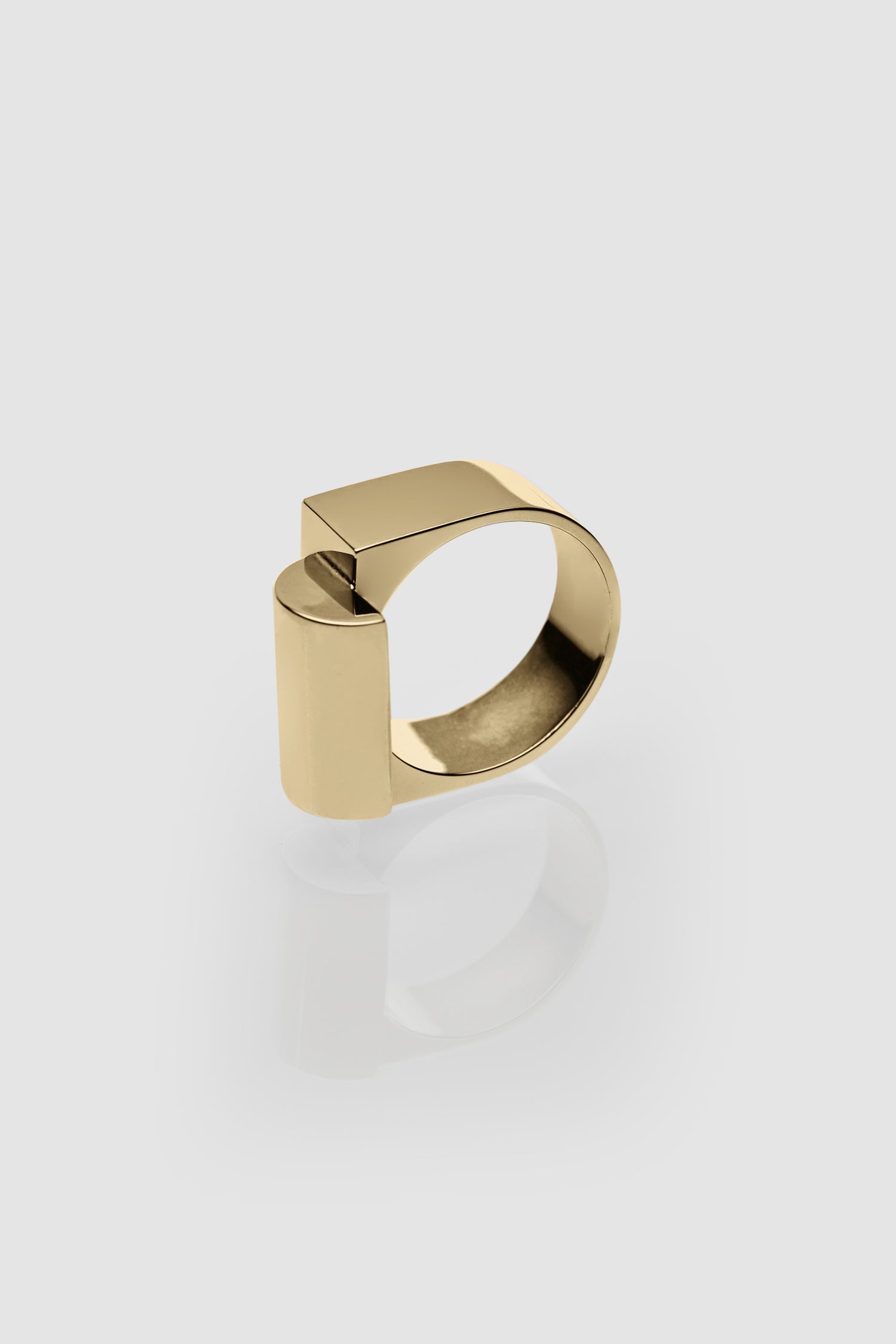 Bague Rietveld - Plaqué or