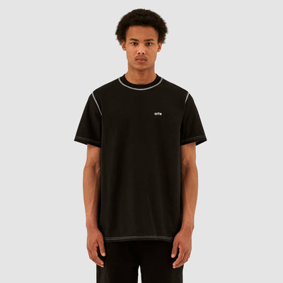 Turner Contrast T-shirt - Black