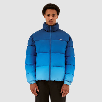 Joey Degrade Puffer Jacket - Blue