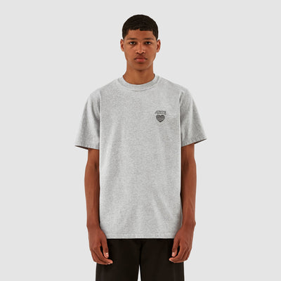 Arte Scribble Heart Logo T-shirt - Gris