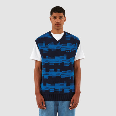 Karl Tertis Knit - Navy/Blue