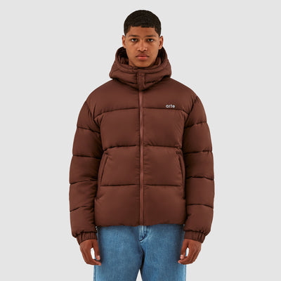 Joey Puffer Jacket - Brown