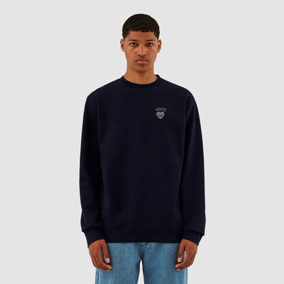 Clarck Scribble Crewneck - Navy