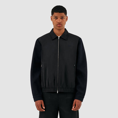 Johnson Wool Jacket - Black/Navy