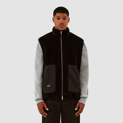 Vince Sherpa Vest - Black