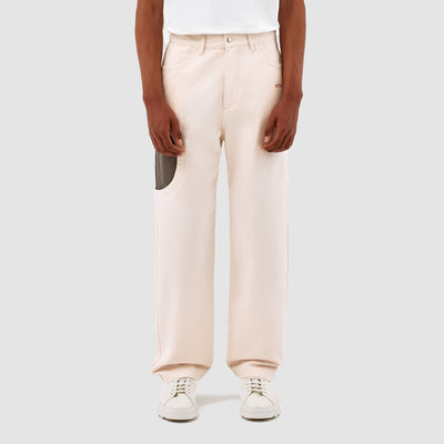 Pantalon Trabal de Jones - Crème/Gris