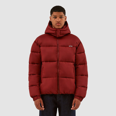 Joey Puffer Jacket - Bordeaux