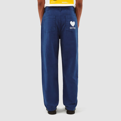 Porter Heart Pocket Pants - Navy