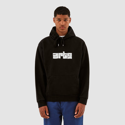 Sweat à capuche Harris Block Logo - Noir