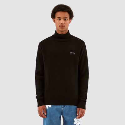 Kole Knit Turtleneck Sweater - Black
