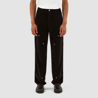Porter Velvet Pants - Black