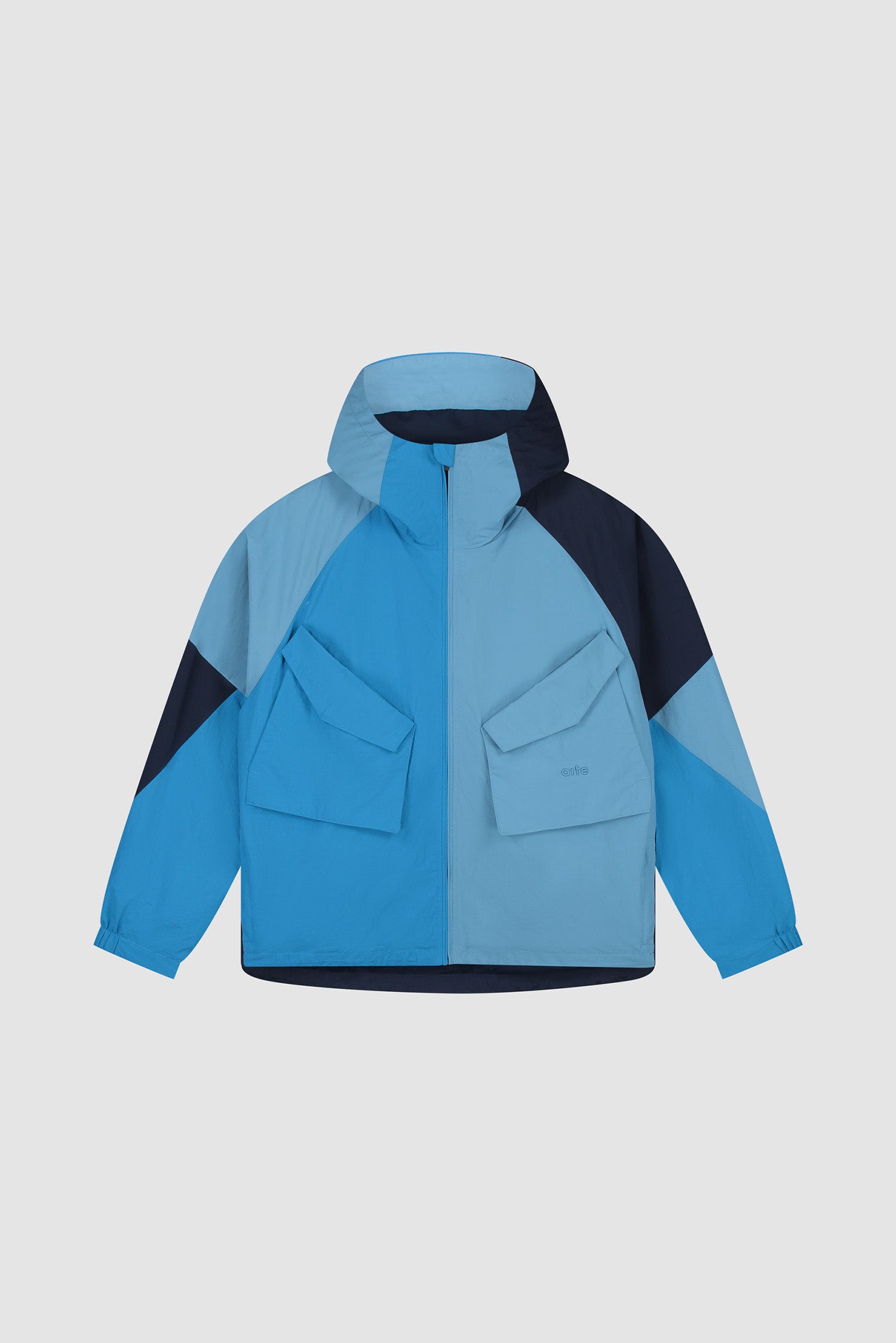MultiColor Technical Jacket in Blue, front view