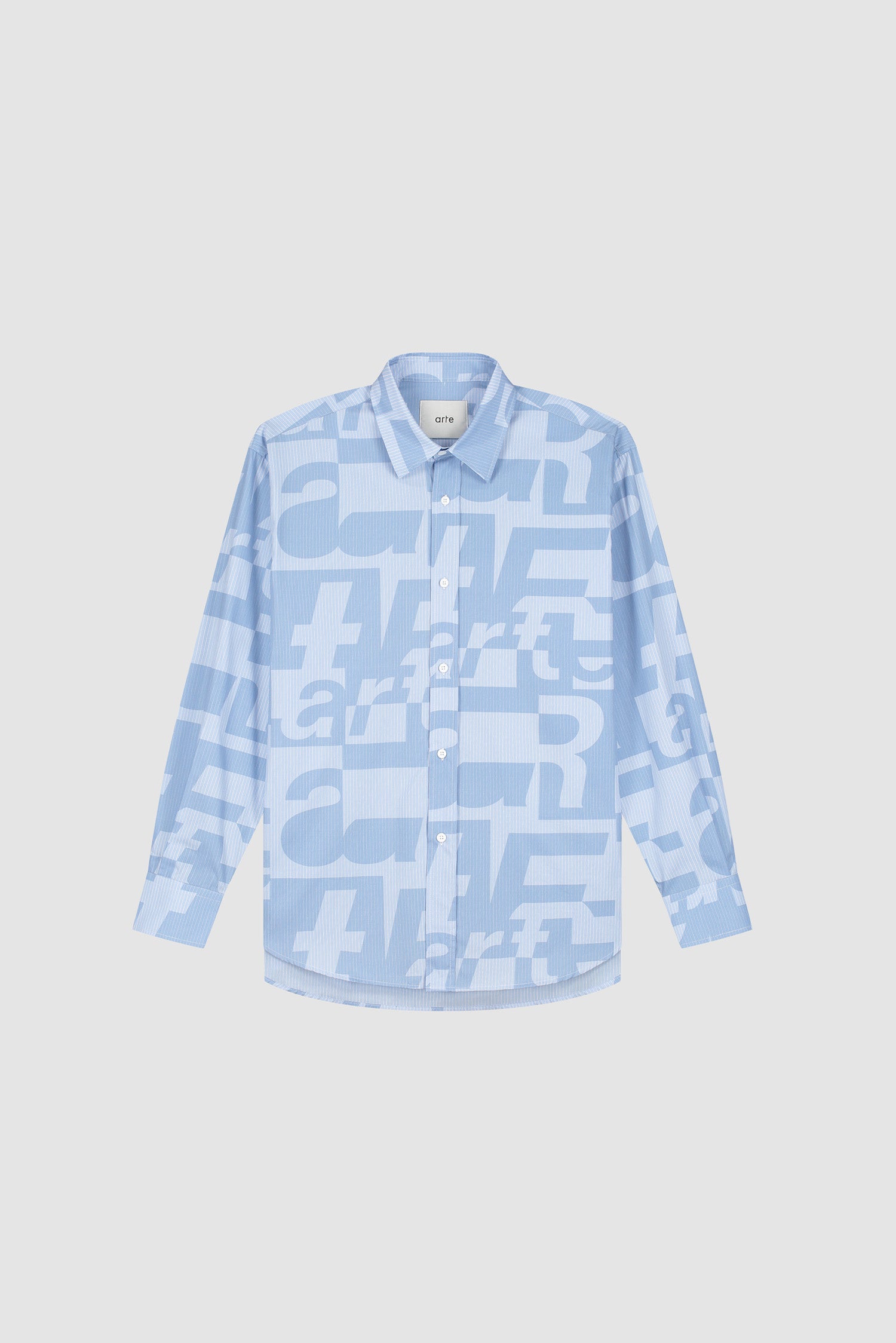 Chemise imprimée intégralement, vue de face