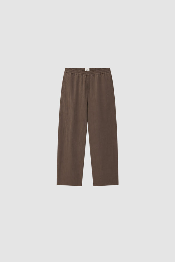 Uniform Track Pants in Brown, Front view