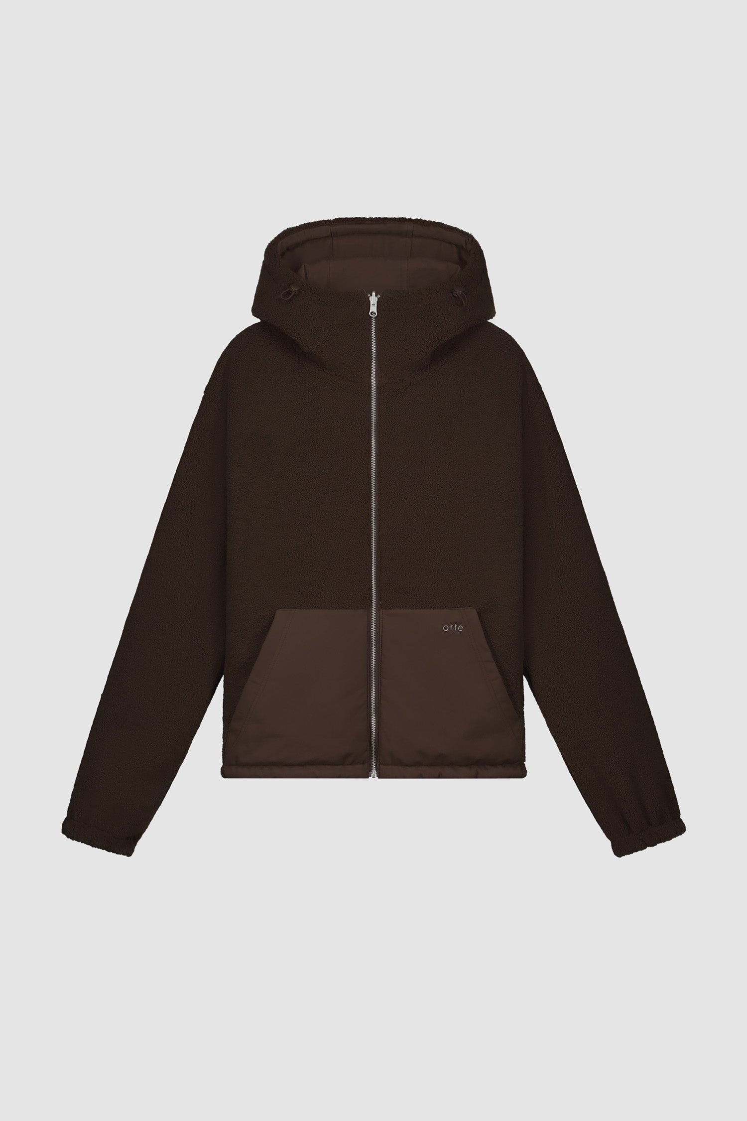 Veste technique en nylon - Marron