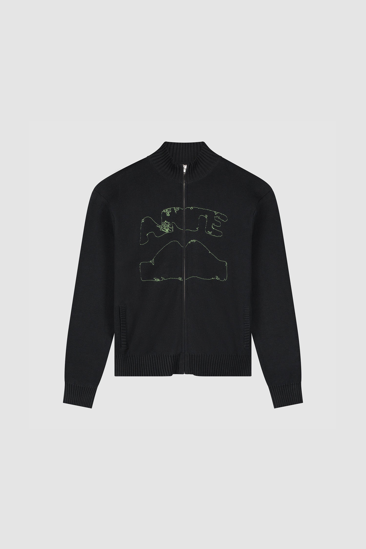 Cardigan Diels Collar en noir, vue de face