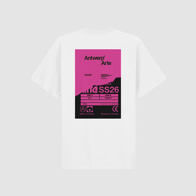 T-shirt Poster dos - Blanc