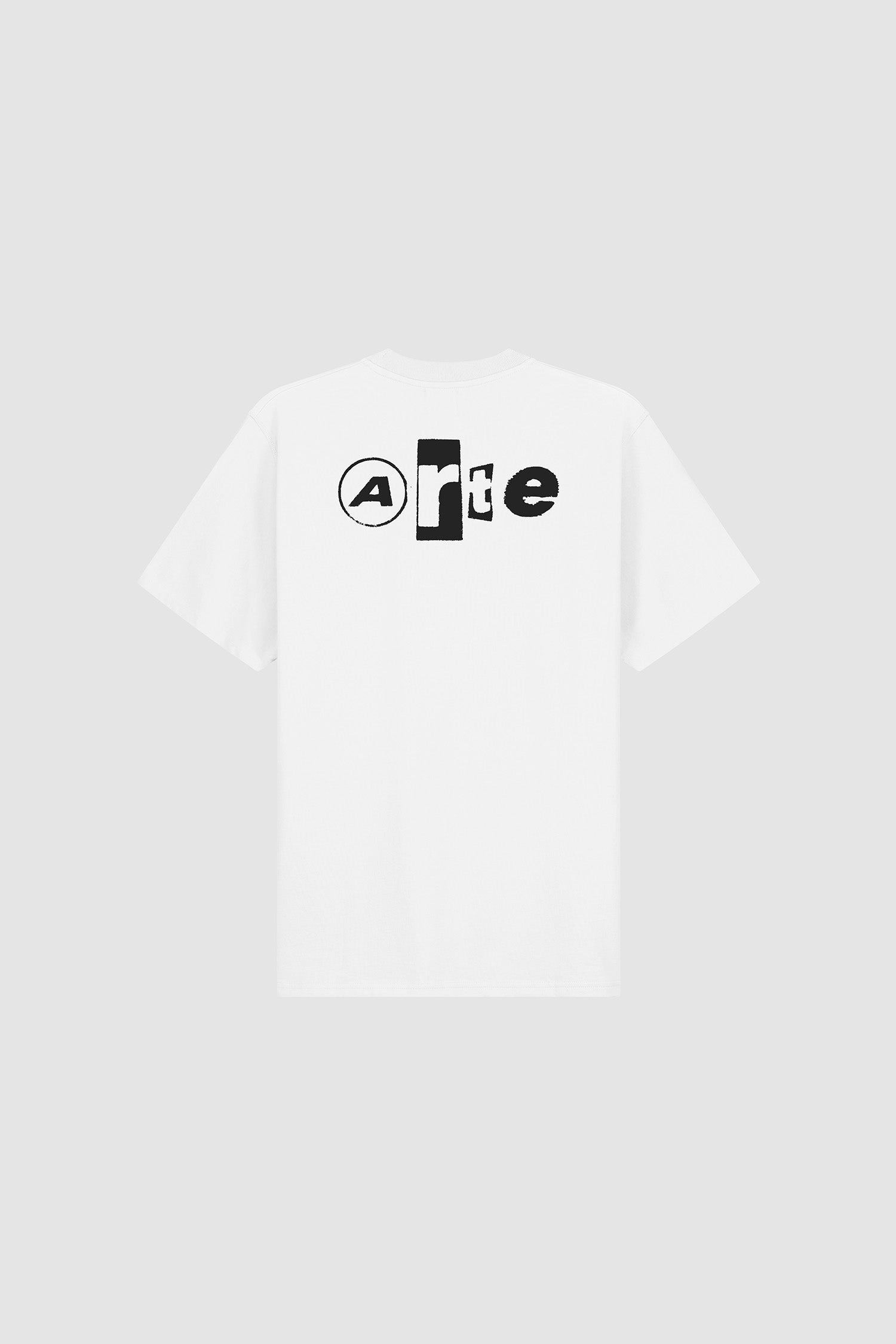 T-shirt Back Collage blanc, vue arrière