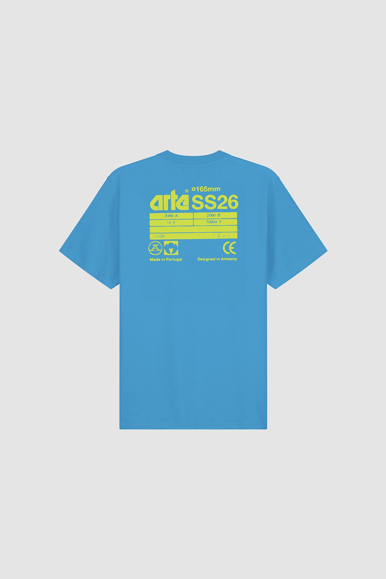 T-shirt SS26 bleu, vue arrière