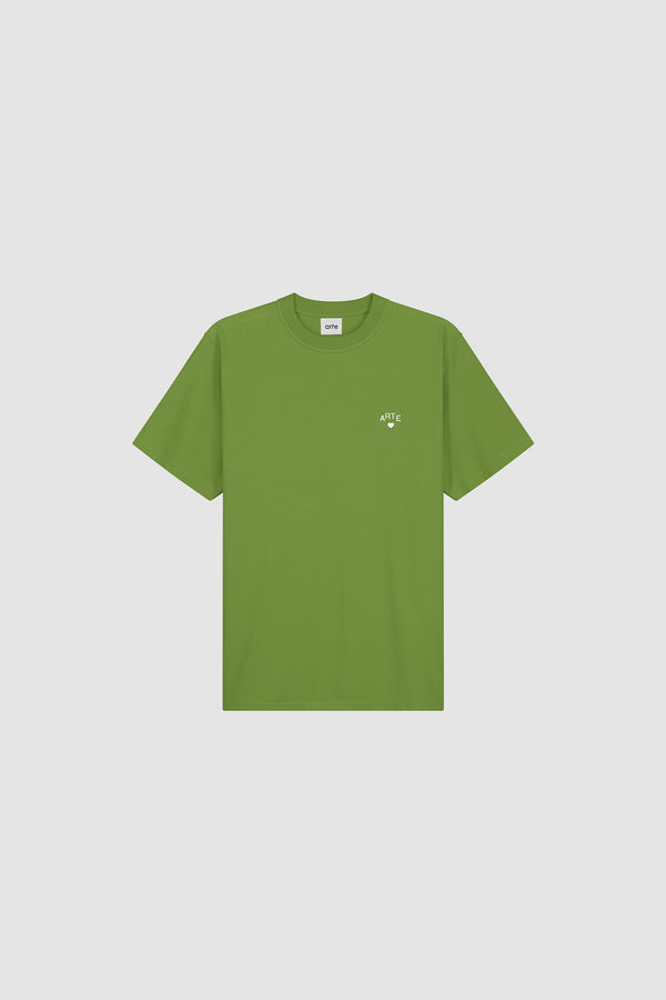Cor T-shirt in Green, Front view