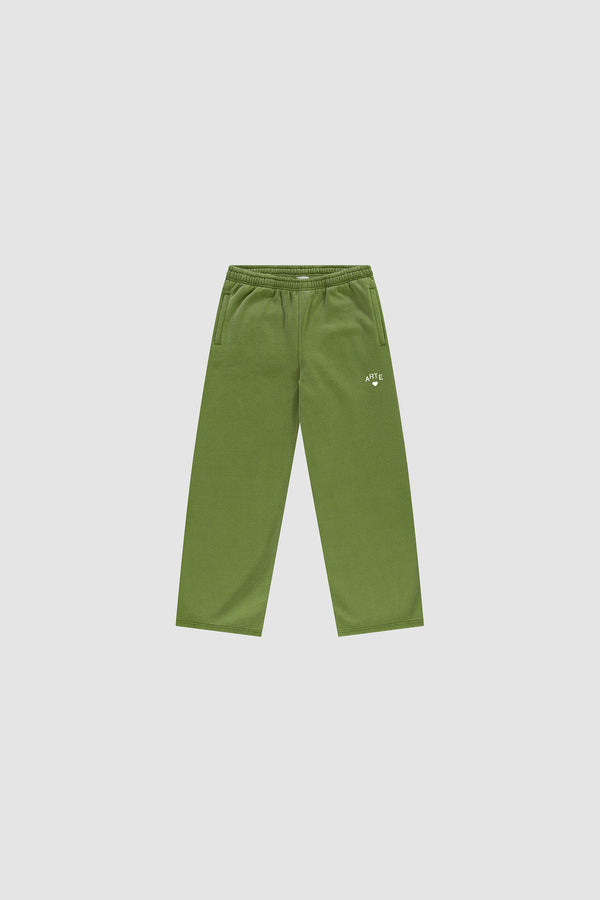 Cor Sweatpants in Green, Front view