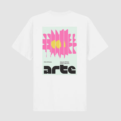 T-shirt Flower Poster - Blanc