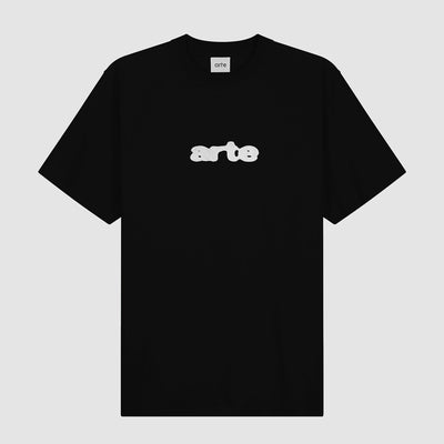 Blur Embroidery T-shirt - Black