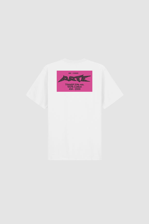 Composition T-shirt in White, front view