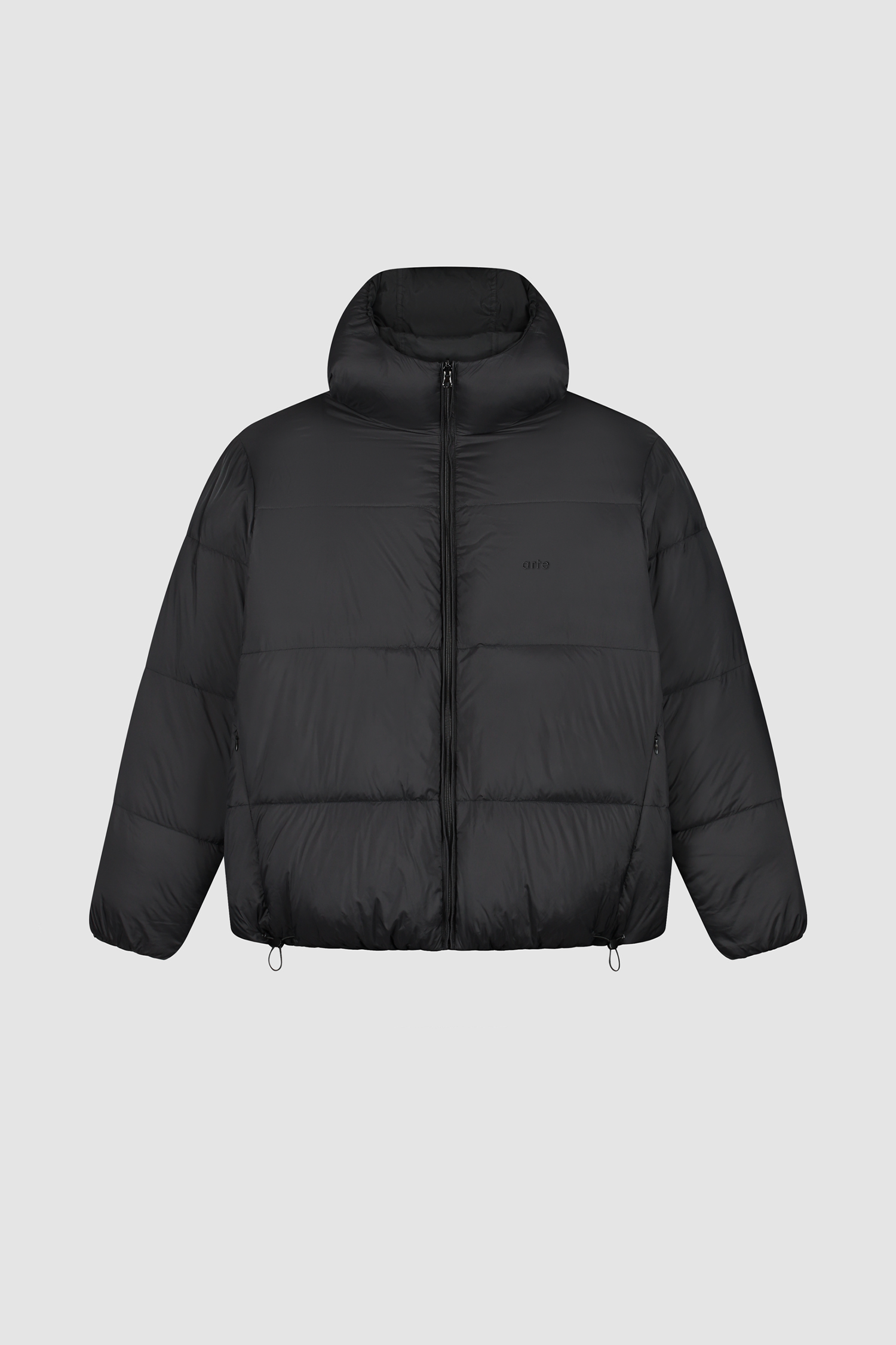 Reversible Puffer Jacket - Black