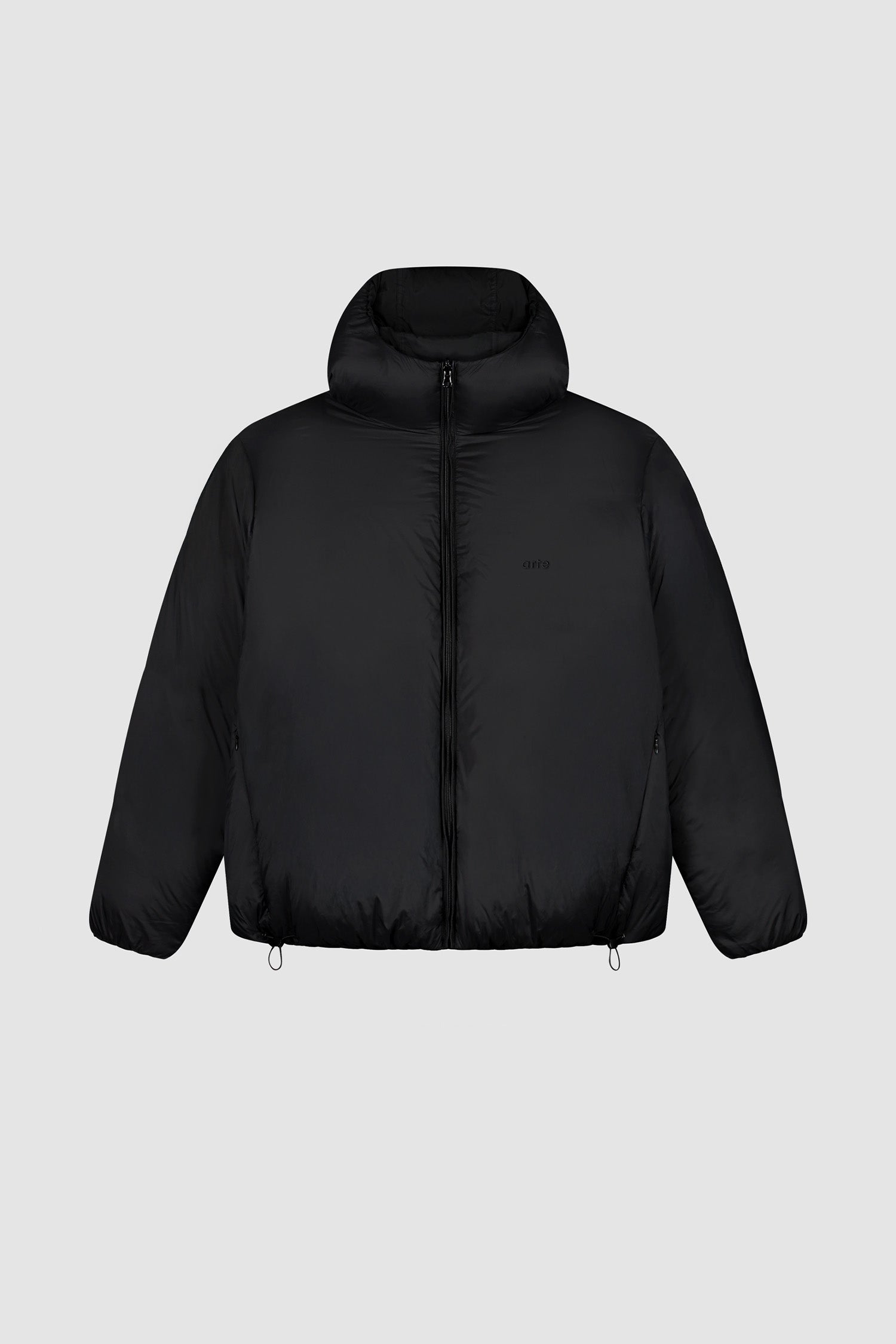 Reversible Puffer Jacket - Black