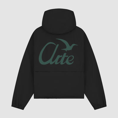 Bird Logo Anorak - Black