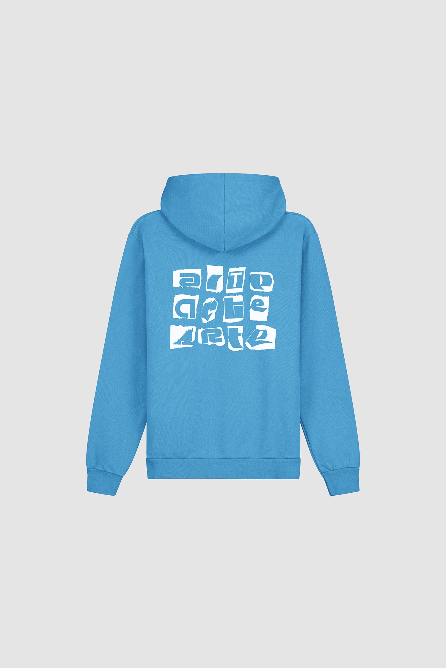 Sweat à capuche Multi Back Logo en bleu, vue arrière