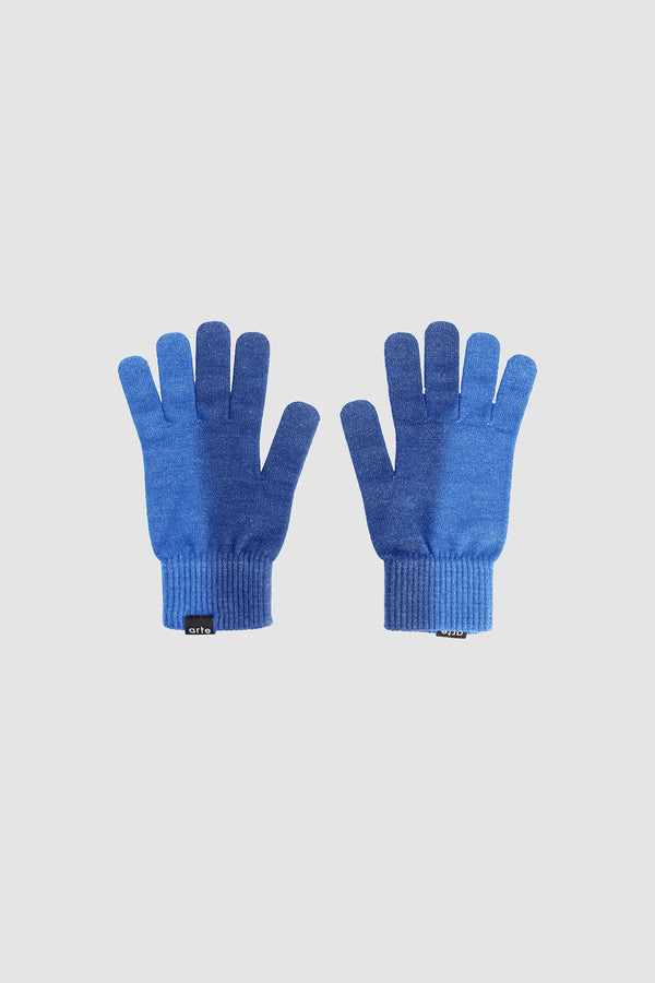 Sunfade Knit Gloves in Black, Front view