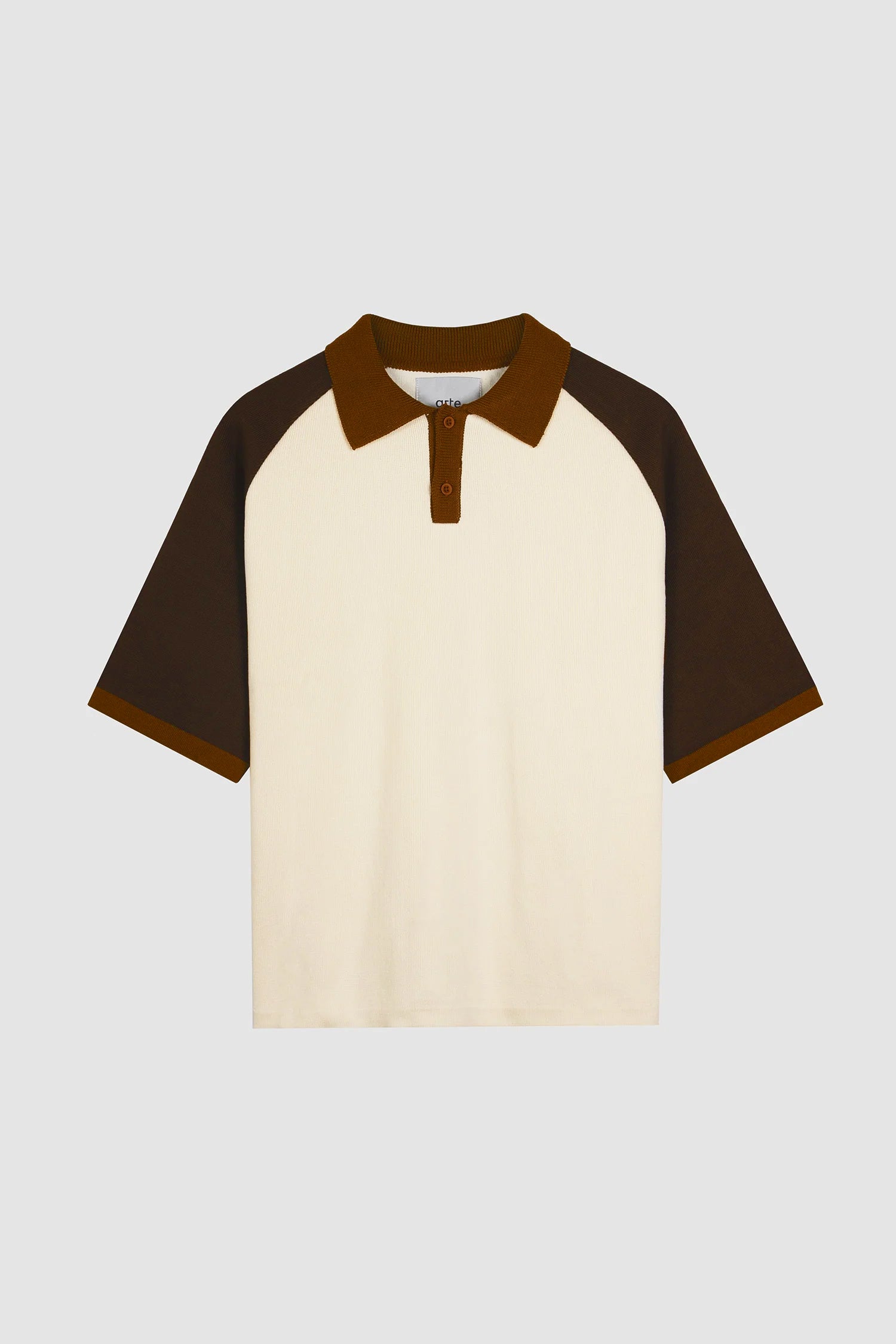 Baseball Knit - Cream/Brown