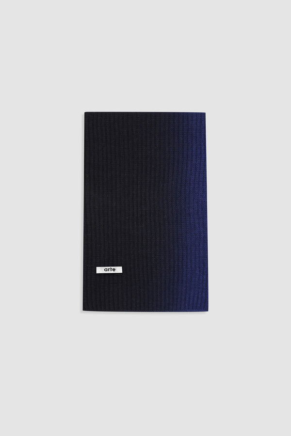Sunfade Scarf in Navy, Front view