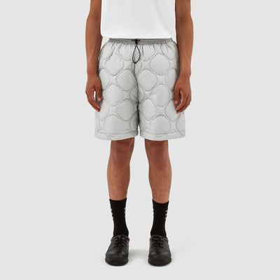 Steiner Quilted Shorts - Light Grey
