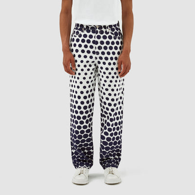 Paul Dots Pants - Navy/White