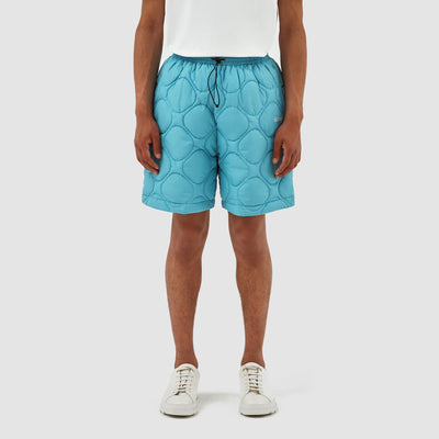 Steiner Quilted Shorts - Light Blue