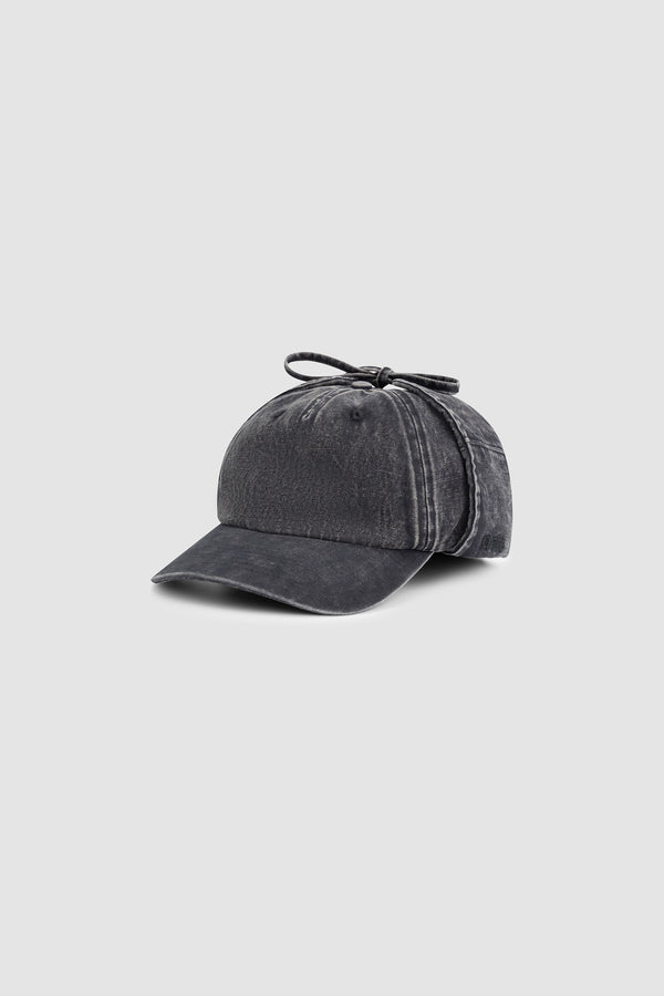 Sunfade Hunter Cap in Black, Front view