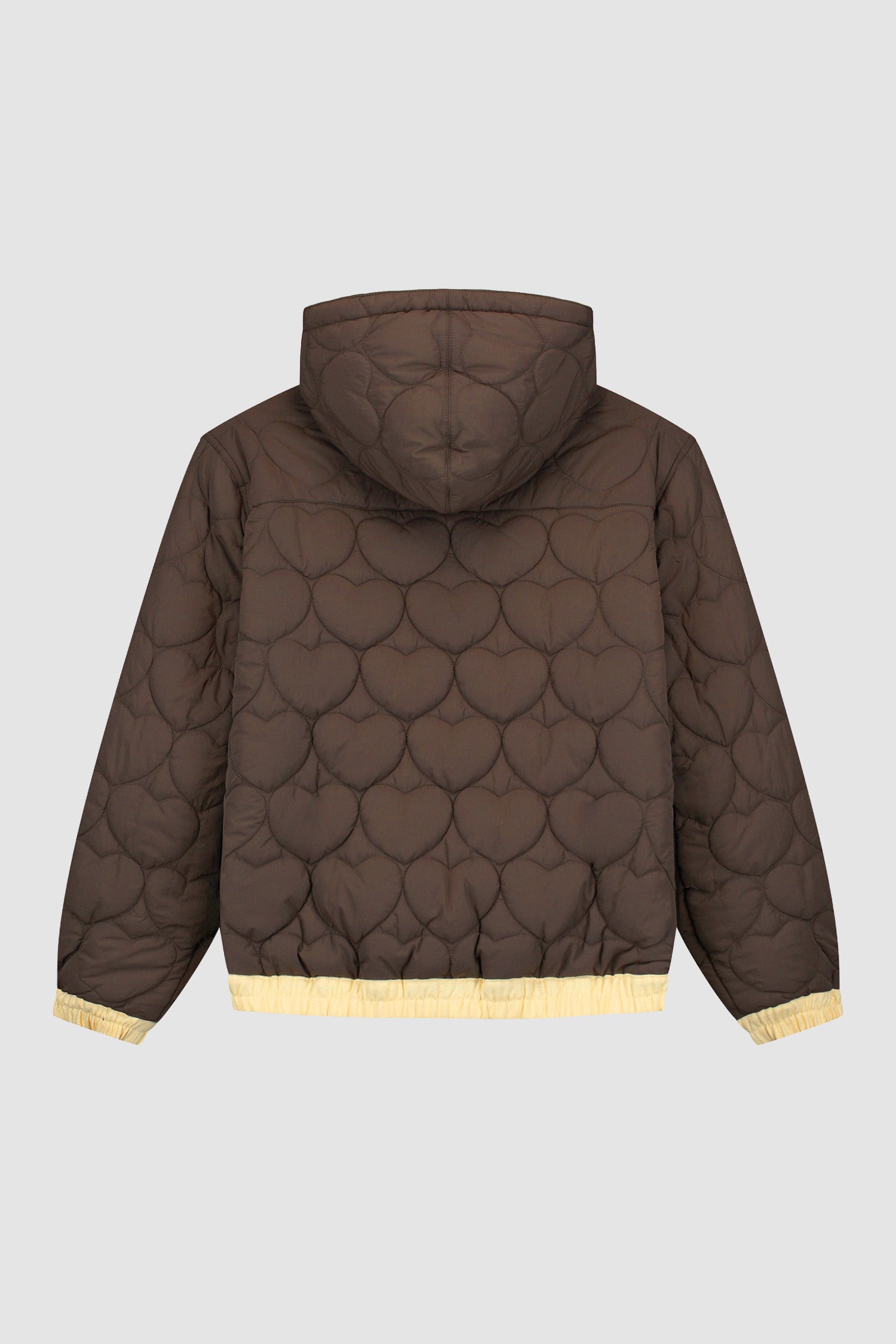 Reversible Hooded Jacket in Cream