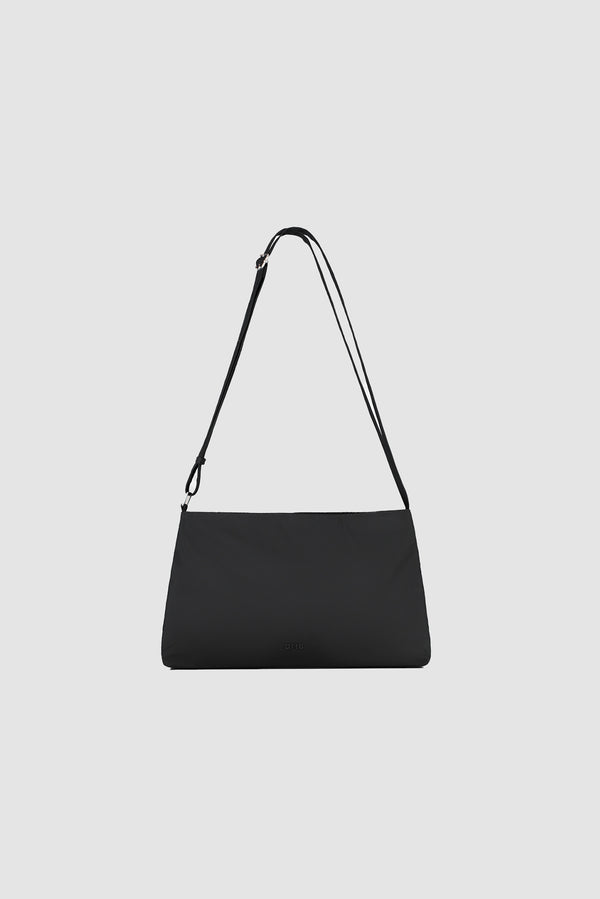 Nylon Bag in Black, front view