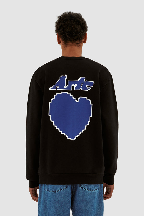 Cohen Back Heart Sweater - Black
