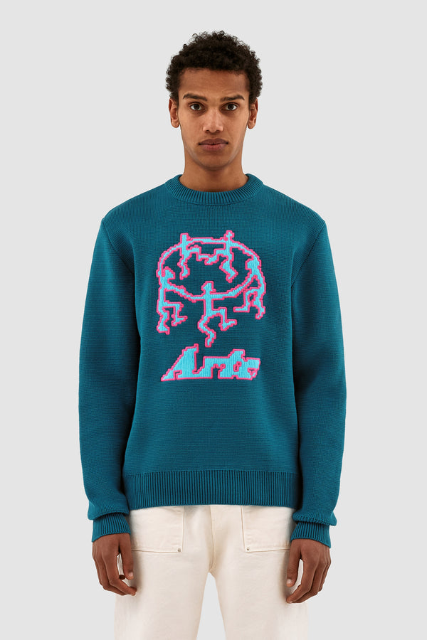 Kobe Pixel Dancers Sweater - Petrol Blue