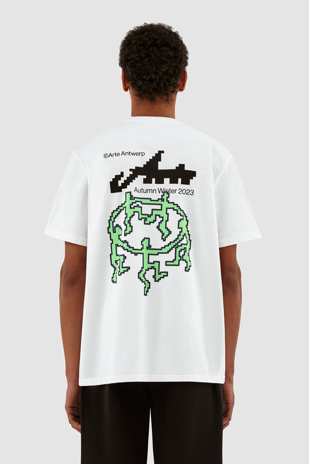Tommy Back Pixel Dancers T-shirt - White