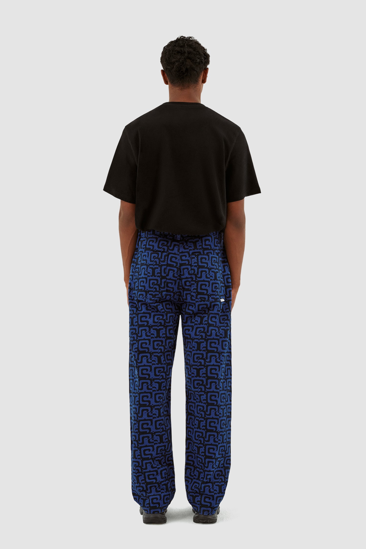 Jonas Allover Pants - Navy/Blue