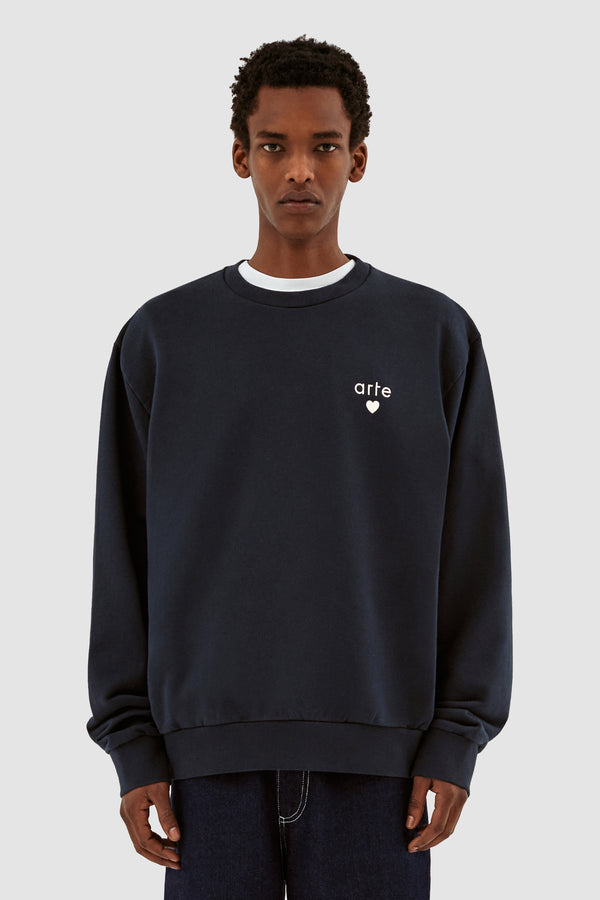 Curtis Heart Logo - Navy