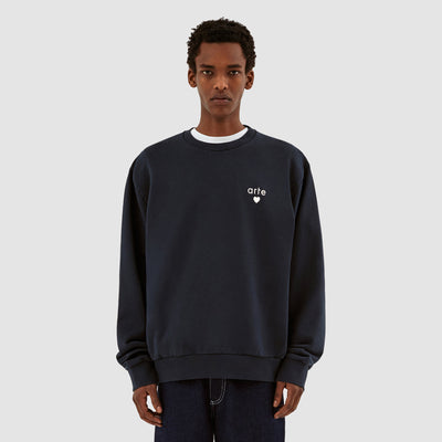 Curtis Heart Logo - Navy
