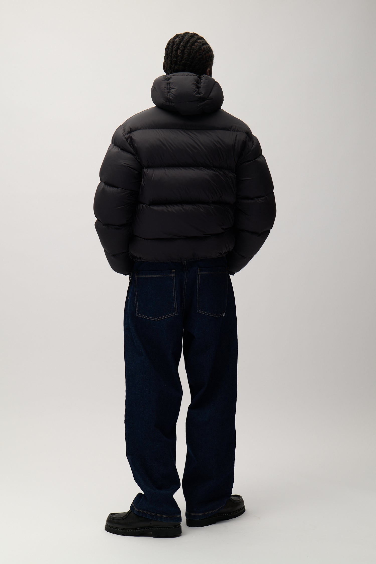 Reversible Puffer Jacket - Black