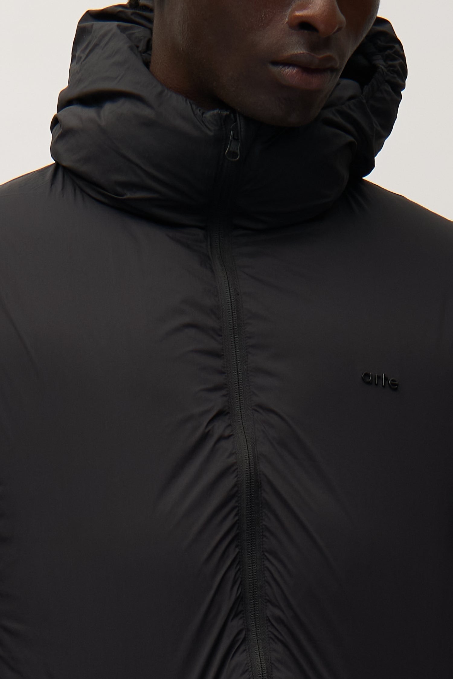 Reversible Puffer Jacket - Black